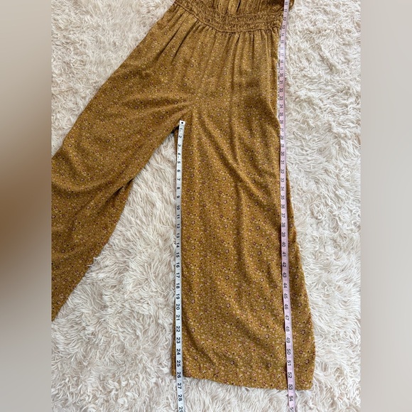 Madewell Sophia Tank Wide-Leg Jumpsuit Florentine Floral viscose SZ M pockets - Picture 9 of 11
